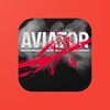 Aviator - red aircraft icon