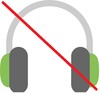 Icono de Earphone mode off