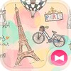 I Love Paris Theme +HOME icon