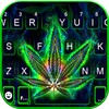 Neon Weed Illusion Keyboard Ba icon