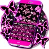 أيقونة Neon Butterflies Keyboard