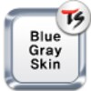 Blue Gray Skin for TS Keyboard icon