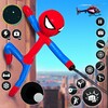 Flying Hero Stickman आइकन