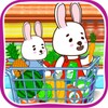 Anime Bunny: Kids supermarket icon