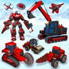Snow Robot Construction Games icon