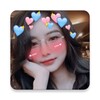 Icono de Crown Heart Emoji Camera