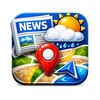 News Reader & GPS Map Camera icon