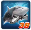 Ancient Shark Megalodon 3D icon