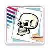 How To Draw Skull icon