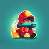 Firefighter: pixel shooter icon