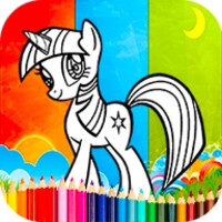 Coloring My Littel Pony Games android app icon