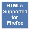 HTML5 Supported for Firefox icon