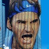 Roger Federer in Australian Open icon