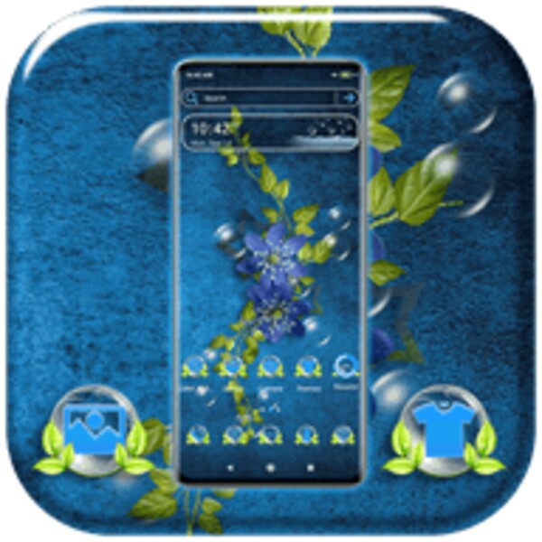 Blue Flower Theme Launcher para Android - Descarga el APK en Uptodown