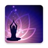 Moonly meditation: calm music, relax breath, sleep icon