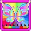 Butterfly Coloring Book for-Adults icon