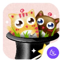 I Love Cats Turn all your icons into cute kitty cats with this adorable  theme! Download Now： …