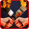 Fire drawing icon