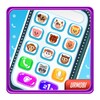 Phone for kids. Sounds, numbers, animals icon