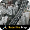 Satellite map & street view icon