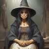 The cursed evil witch granny icon