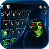 Neon Scary Skull Keyboard Backアイコン