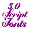 Script Fonts 50 icon