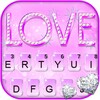 Purple Glitter Love Keyboard T icon