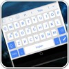 White Blue System Keyboard icon