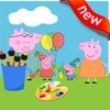 Peppa Pig Coloring Book for Kids icon