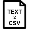 Text 2 CSV icon