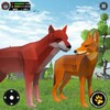 Wolf Simulator Wild Animals 3D 图标