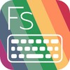 Flat Style Colored Keyboard icon