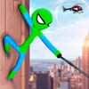 Flying Hero Stickman icon