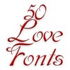 Икона Love Fonts 50