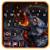 Flaming Wolf Keyboard Theme icon