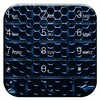 أيقونة exDialer Carbon Metal Blue theme