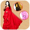 Fashion Womens Ruffle Saree icon