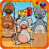 Fun kids puzzle icon