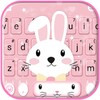 Pink Cute Bunny Keyboard Theme icon