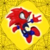 أيقونة Spider blue hedgehog Adventure Game