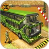 Army Bus Transporter Coach Fun icon