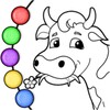 Glitter Coloring Book For Kids - Animals icon