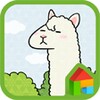 Lonely Mr Alpaca Dodol Theme icon