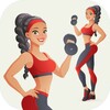 Fitness workout icon