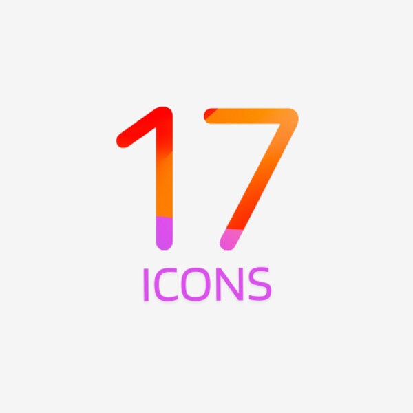 iOS 17 Icon pack สำหรับ Android - ดาวน์โหลด APK จาก Uptodown