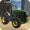 Construction Tractor Driver 3D icon