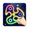 Icono de Glow Spinner: Finger Draw Art