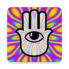 Psychedelic camera icon