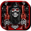 Skull Fire Gun Wallpapers Keyb simgesi